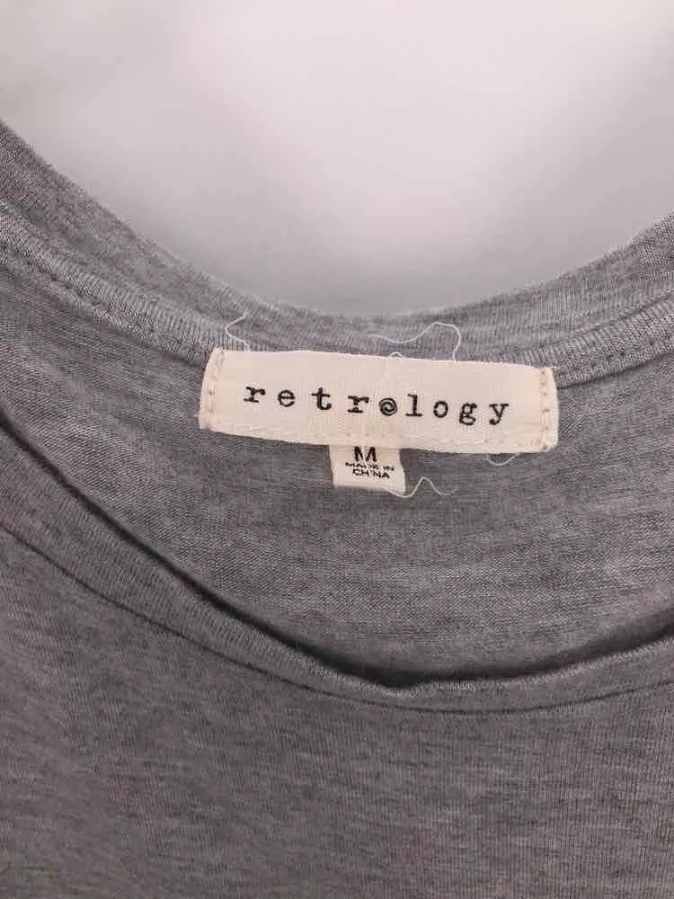 Pre-Owned Retrology Grey Size Medium T-shirt