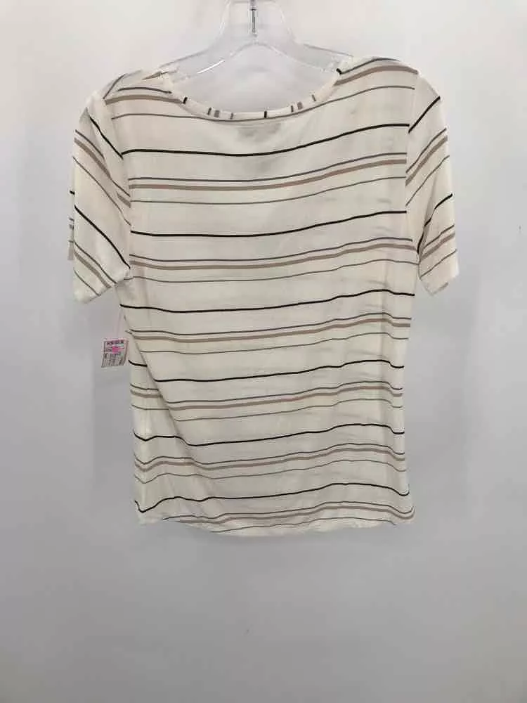 Pre-Owned WHBM Ivory Size Small T-shirt