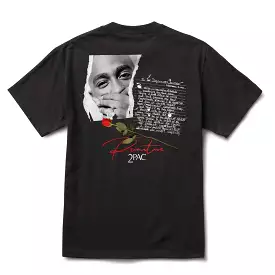 PRIMITIVE T-SHIRT 2PAC LYRICS II BLACK