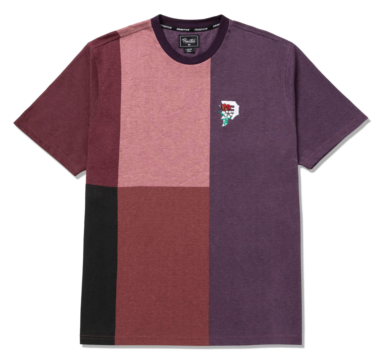 PRIMITIVE T-SHIRT DIRTY P KEEPER SS KNIT BURGUNDY