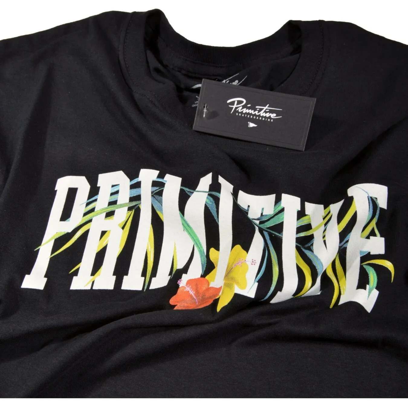 Primitive T Shirt flower black