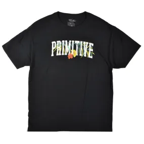 Primitive T Shirt flower black