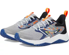 Rave Run v2 Kid's Lace Athletic Trainer - Rain Cloud/Night Sky/Blaze Orange