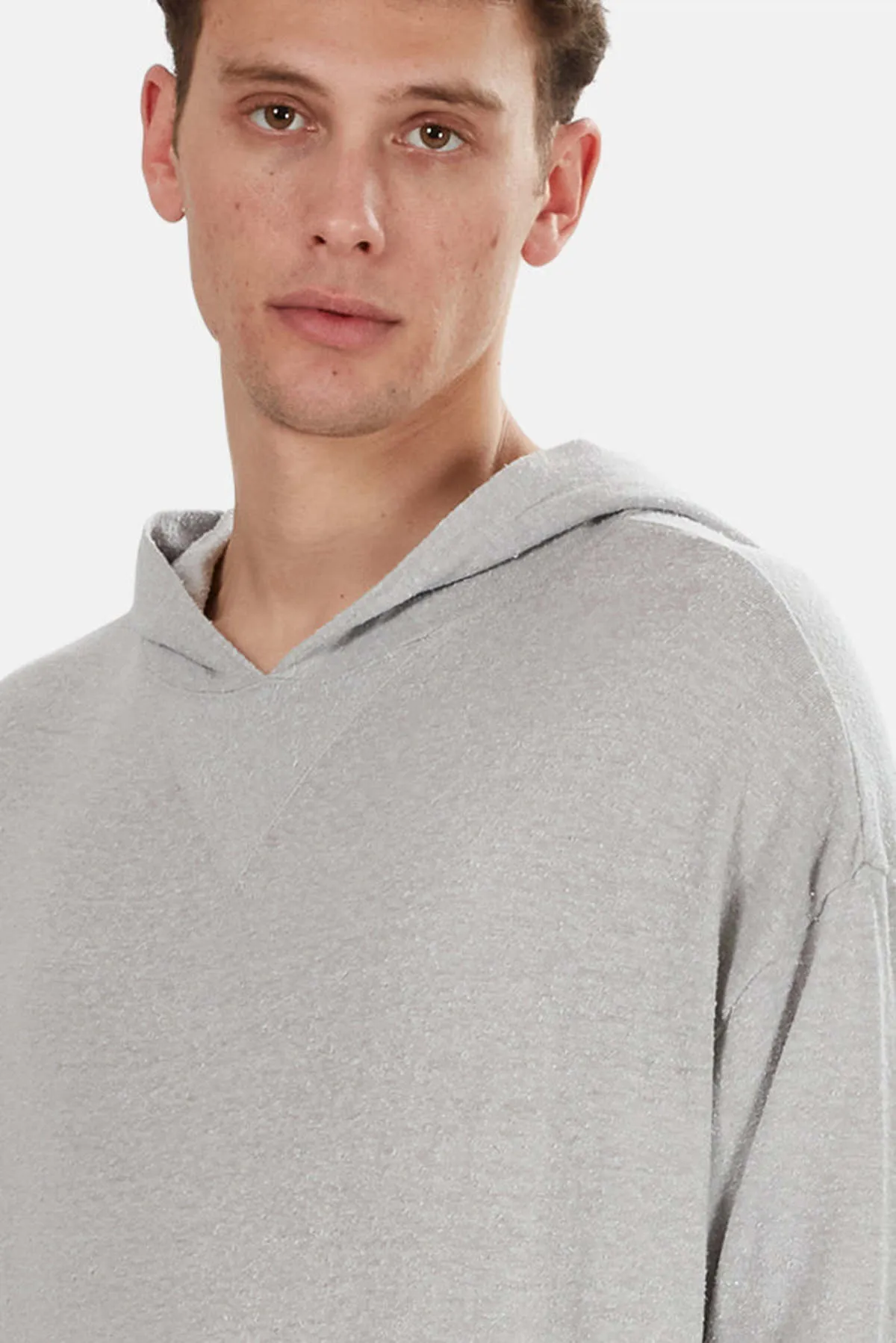 Right Sweater - Grey White