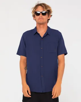 Rusty USA Razor Blade Short Sleeve Rayon Shirt