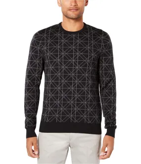 Ryan Seacrest Mens Geometric Pullover Sweater, TW1