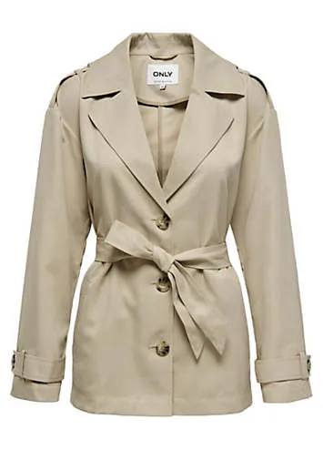 Short Trench Coat by Only | Look Again