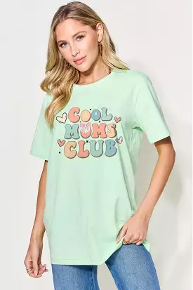 Simply Love Full Size Letter Graphic Round Neck Short Sleeve T-Shirt