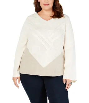 Style & Co. Womens Mixed Stitch Pullover Sweater