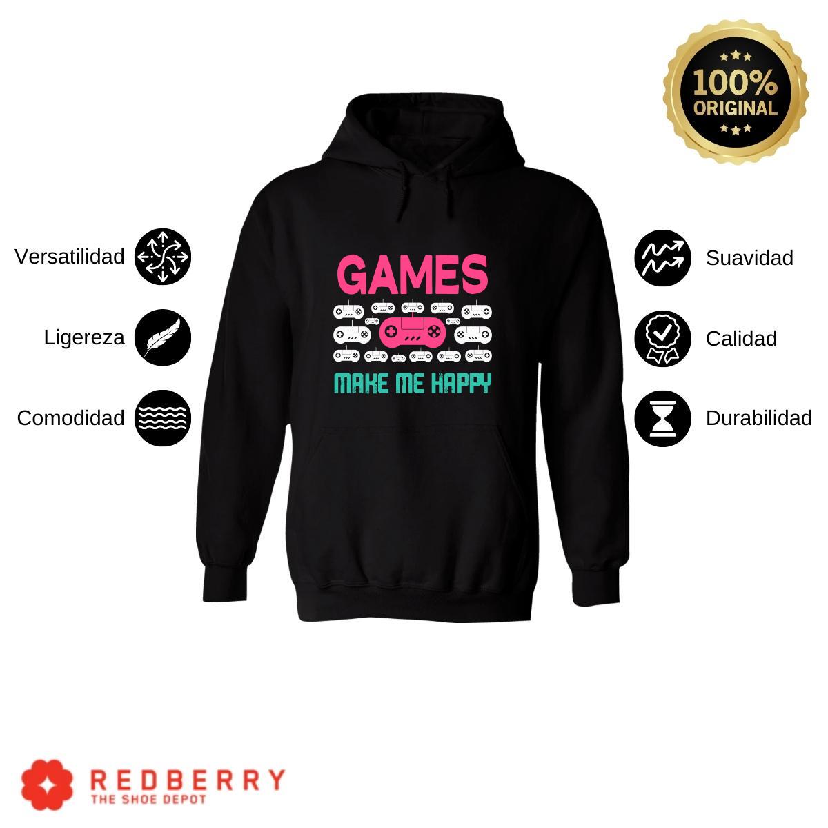 Sudadera Hombre  Hoodie Gamer Videojuegos Frases 068