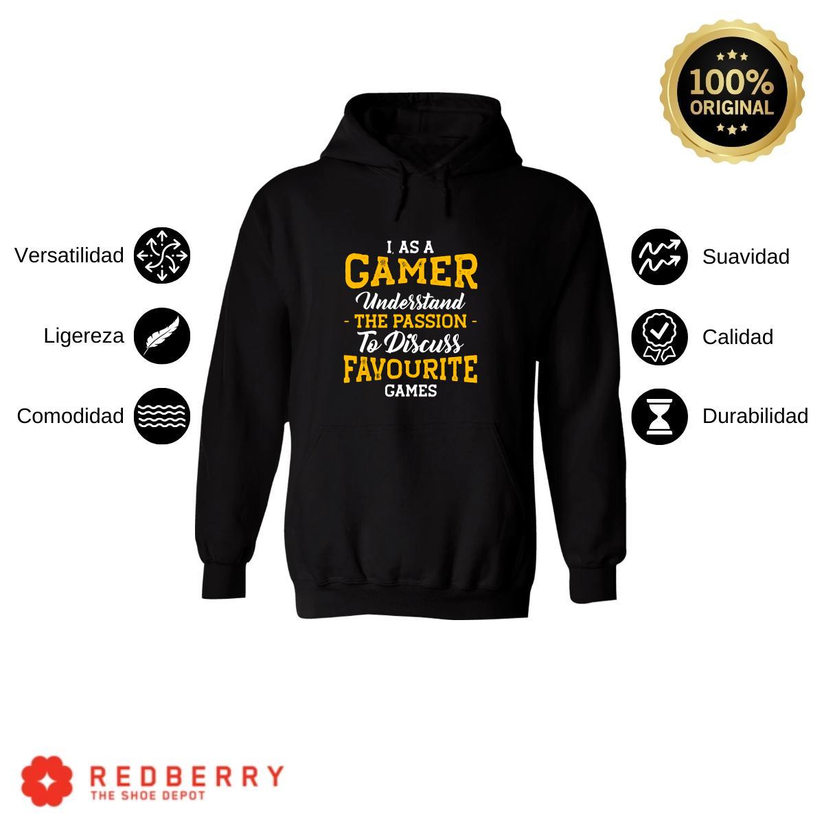 Sudadera Hombre  Hoodie Gamer Videojuegos Frases 072