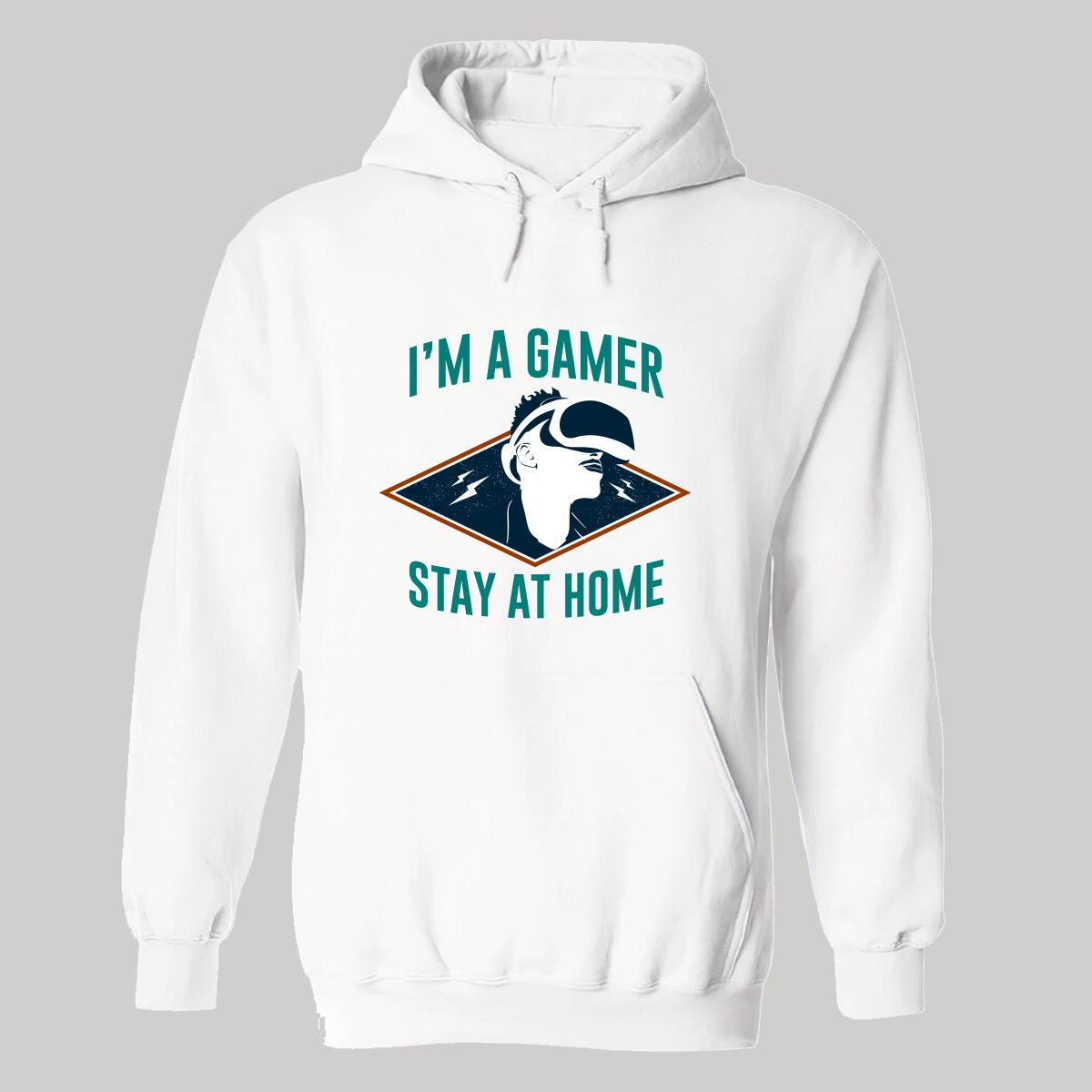 Sudadera Hombre  Hoodie Gamer Videojuegos Frases 077