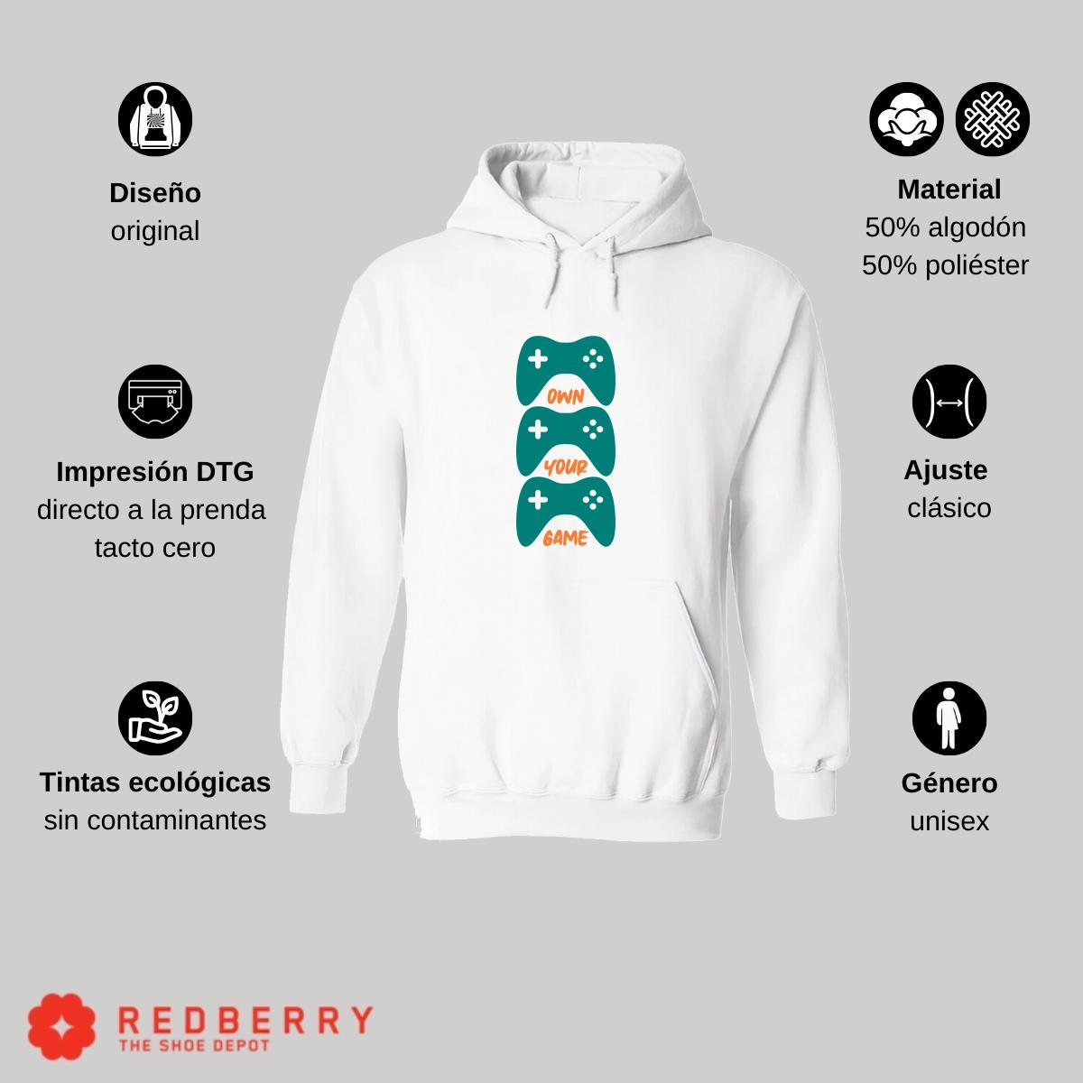 Sudadera Hombre  Hoodie Gamer Videojuegos Frases 086