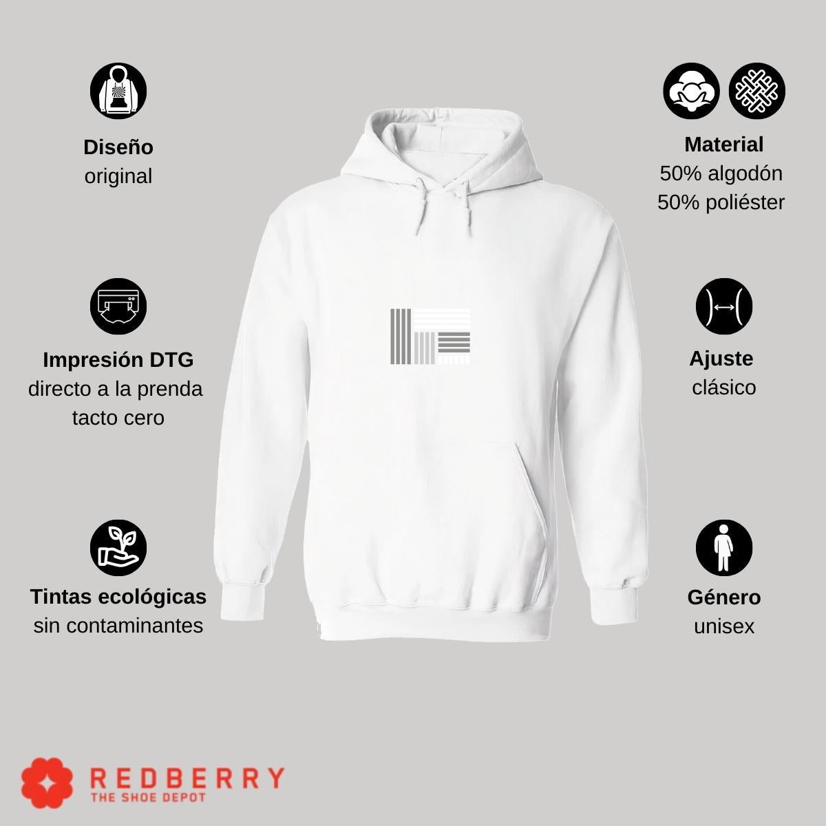 Sudadera Hombre  Hoodie Geometría Diseo Frases 002