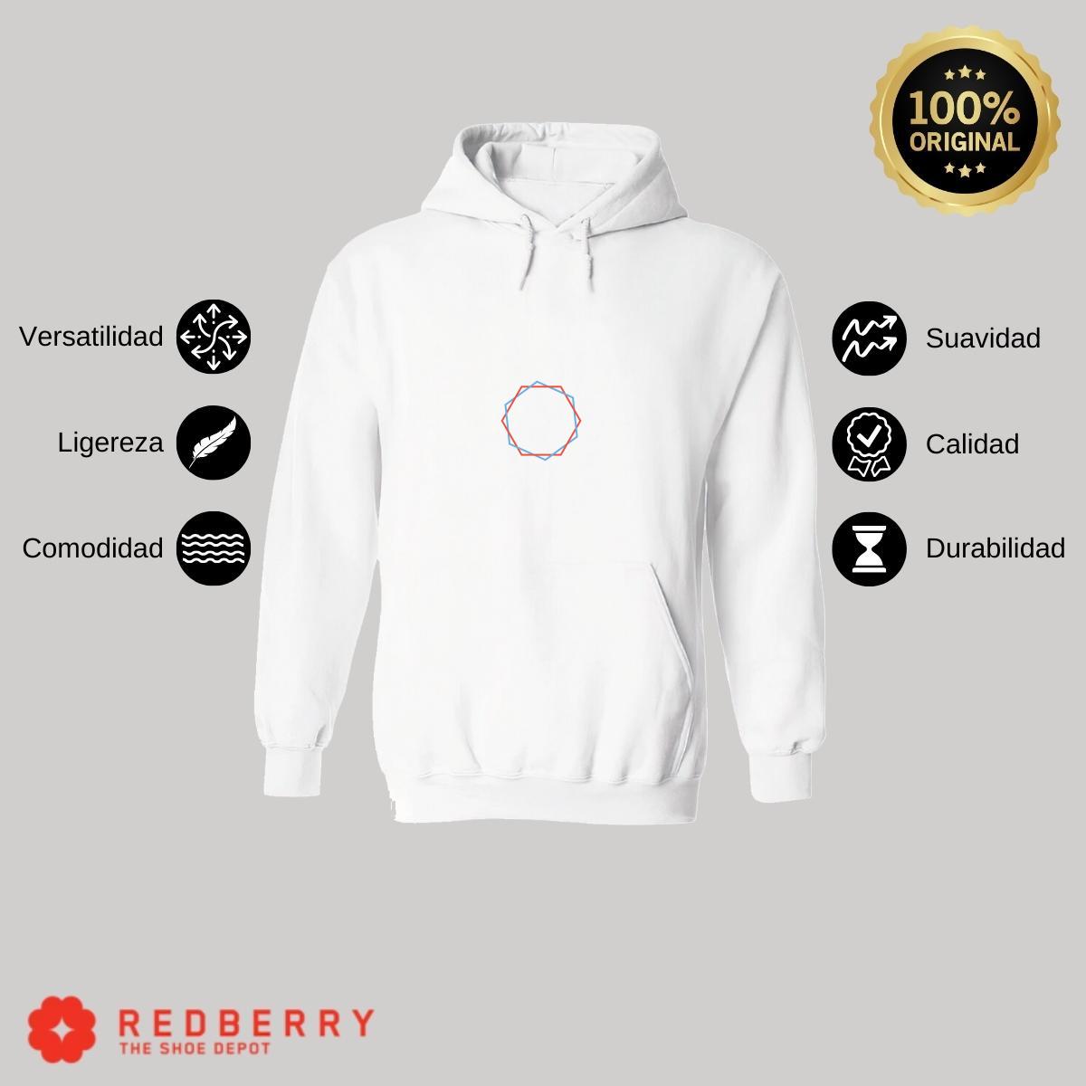 Sudadera Hombre  Hoodie Geometría Diseo Frases 005