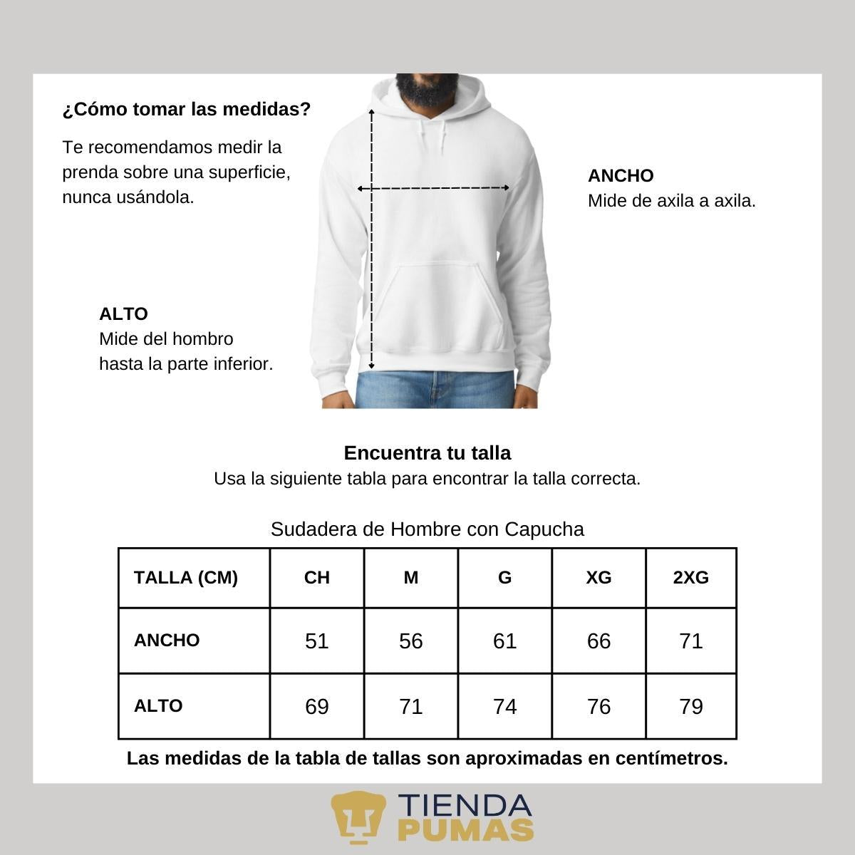 Sudadera Hombre Hoodie  Pumas UNAM El mejor Papá