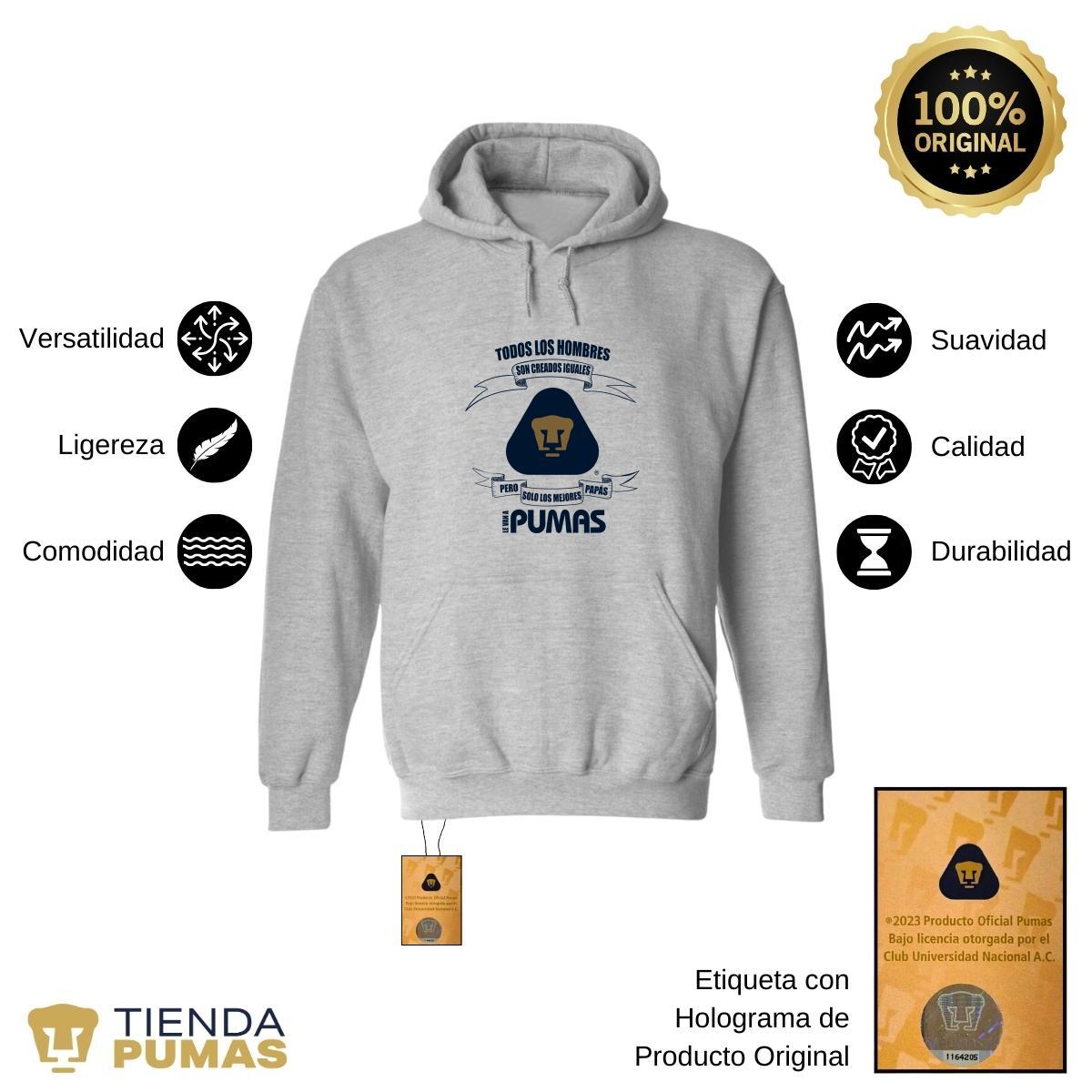 Sudadera Hombre Hoodie  Pumas UNAM El mejor Papá