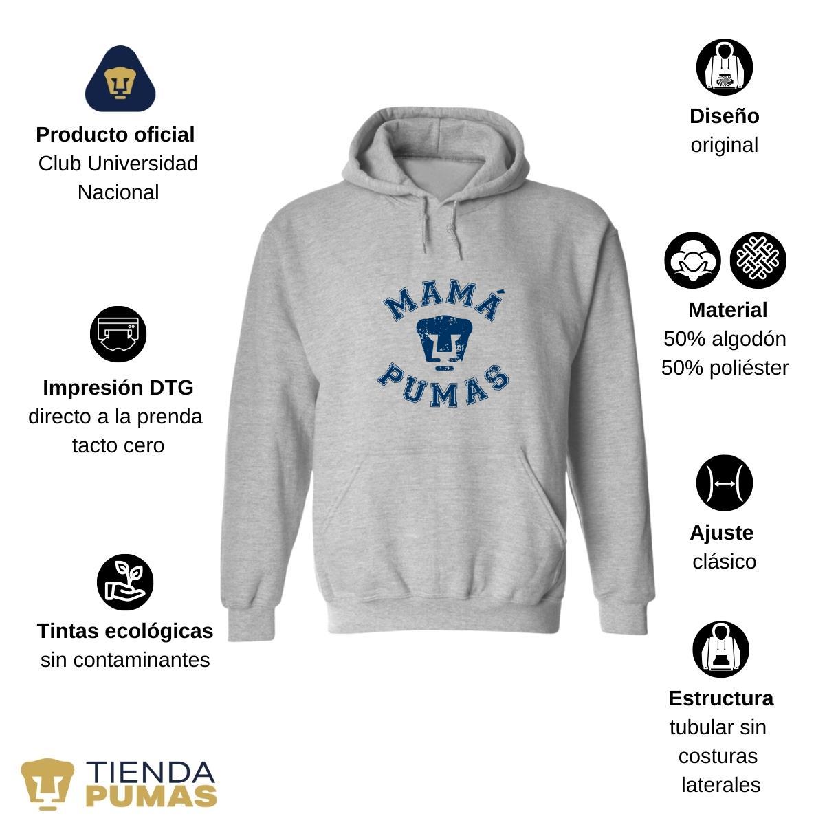 Sudadera Hombre Hoodie  Pumas UNAM Mamá