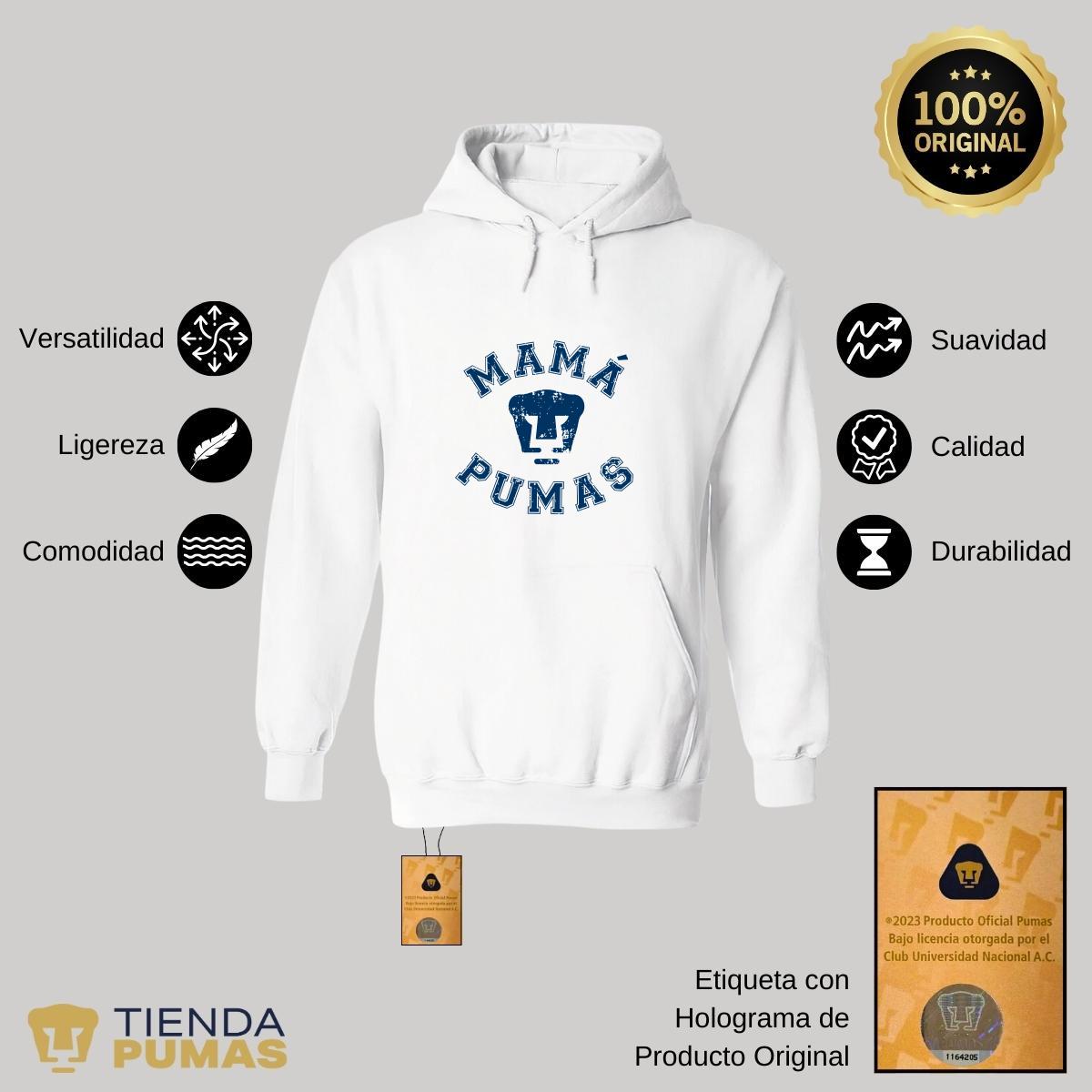 Sudadera Hombre Hoodie  Pumas UNAM Mamá