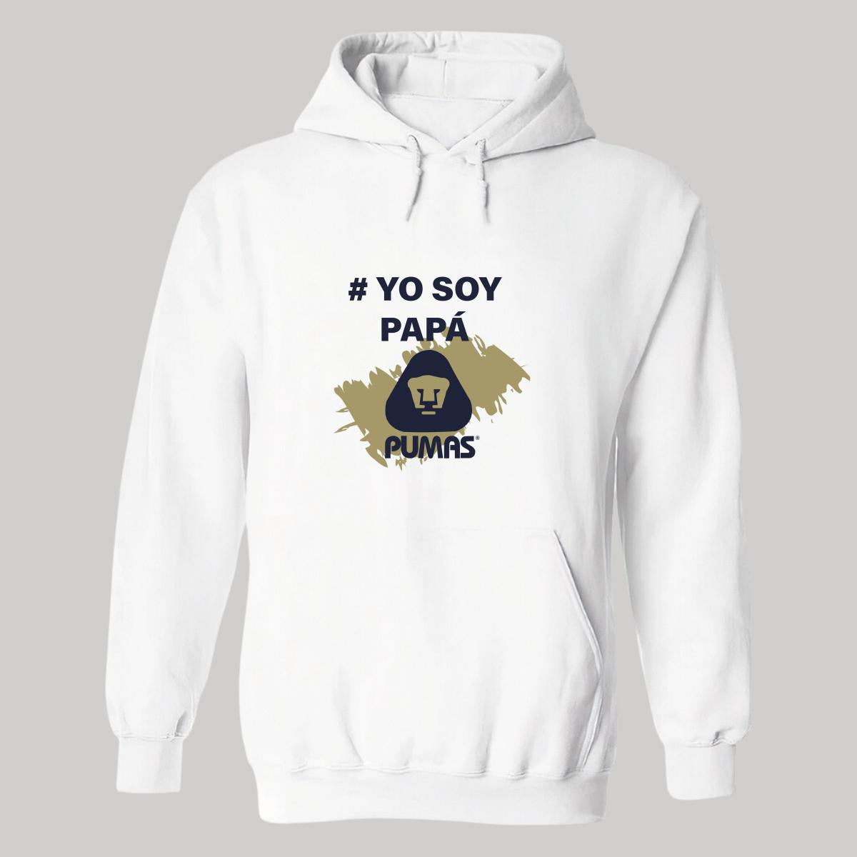 Sudadera Hombre Hoodie  Pumas UNAM Yo soy papá Pumas