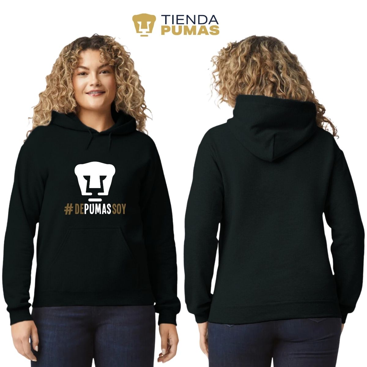 Sudadera Mujer Hoodie Pumas UNAM De Pumas Soy