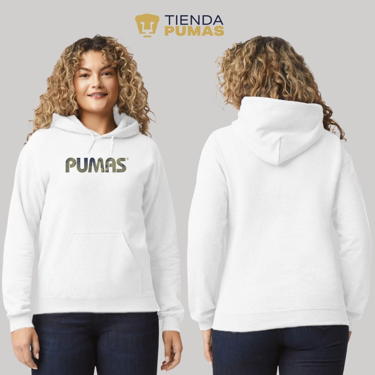 Sudadera Mujer Hoodie Pumas UNAM Fusión