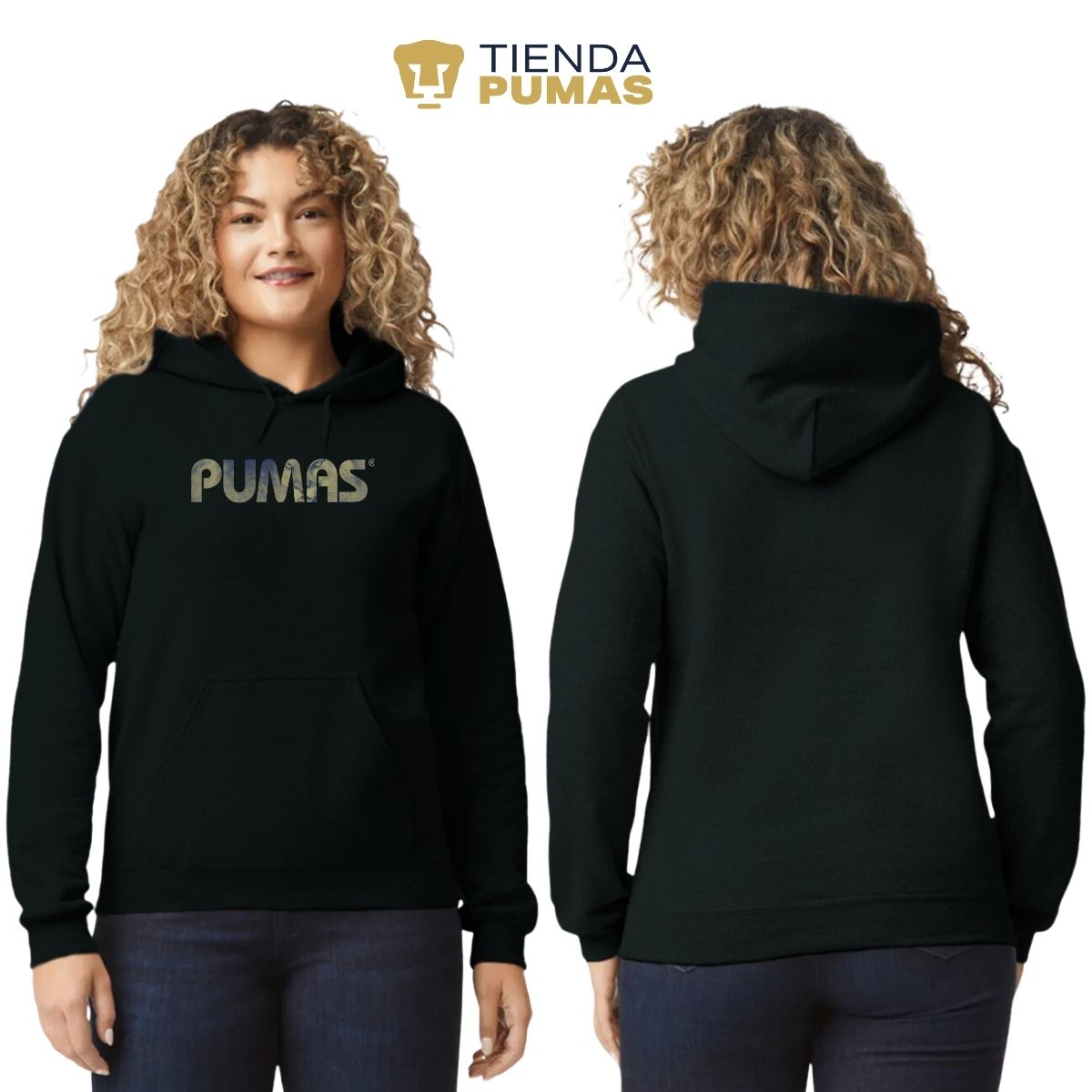 Sudadera Mujer Hoodie Pumas UNAM Fusión