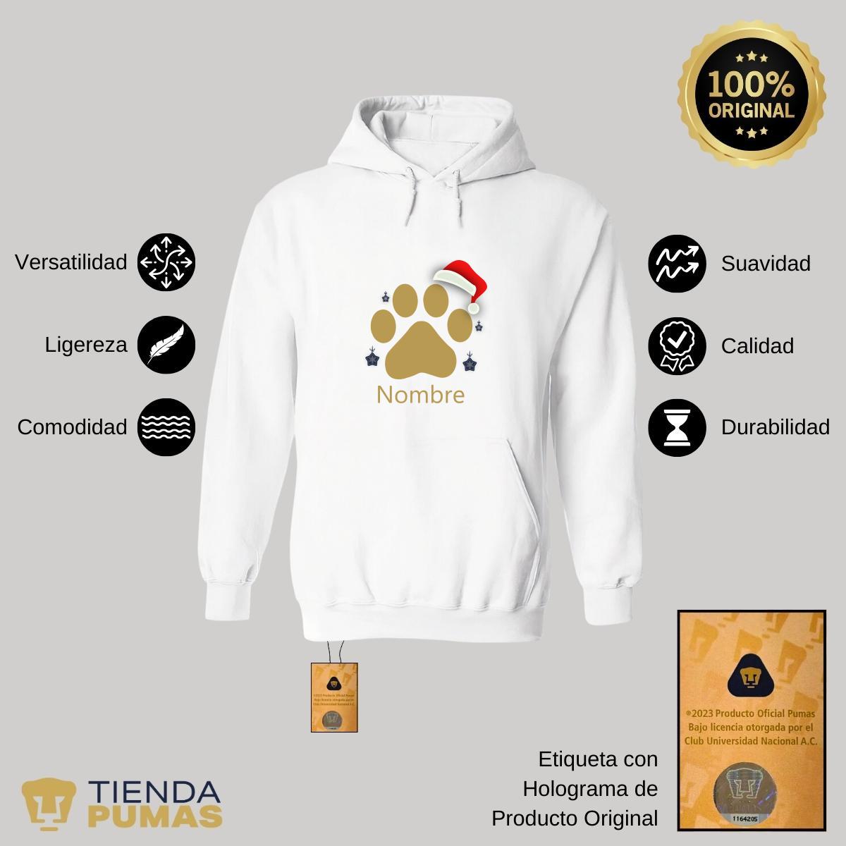 Sudadera Mujer Hoodie  Pumas UNAM Garra