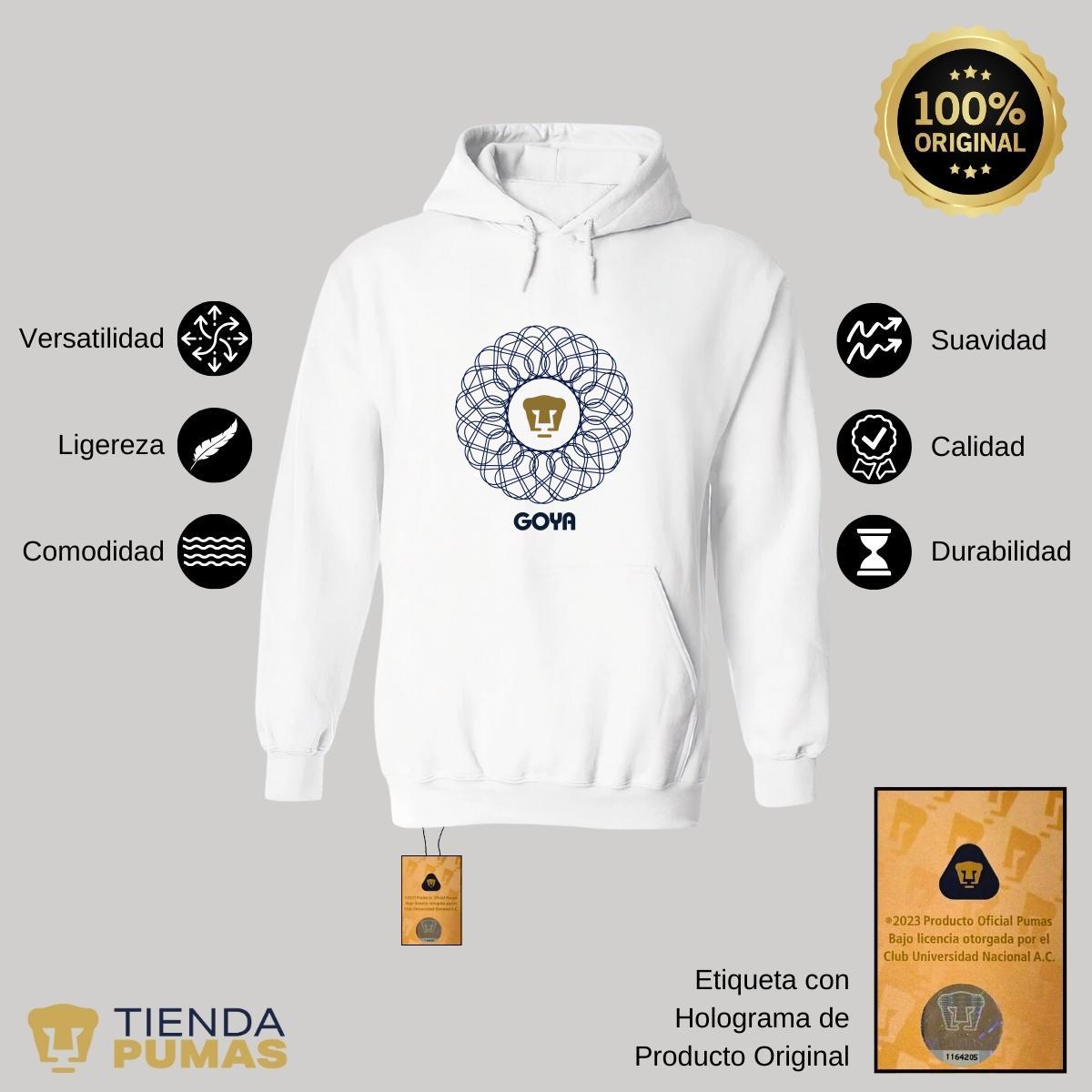 Sudadera Mujer Hoodie  Pumas UNAM Goya mandala