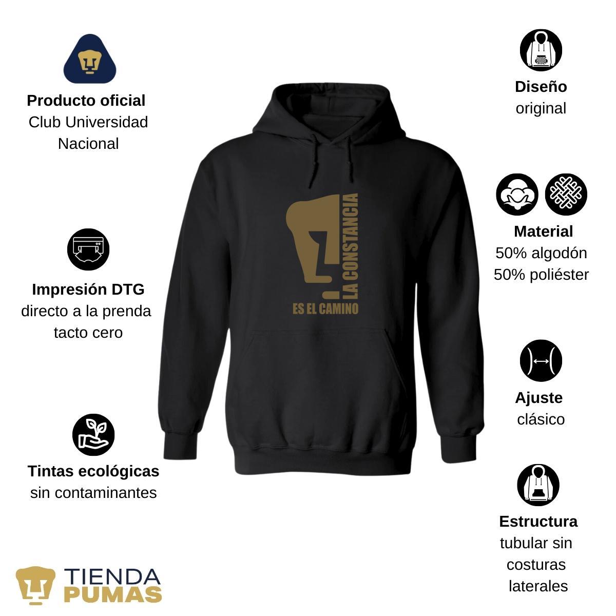 Sudadera Mujer Hoodie  Pumas UNAM La constancia