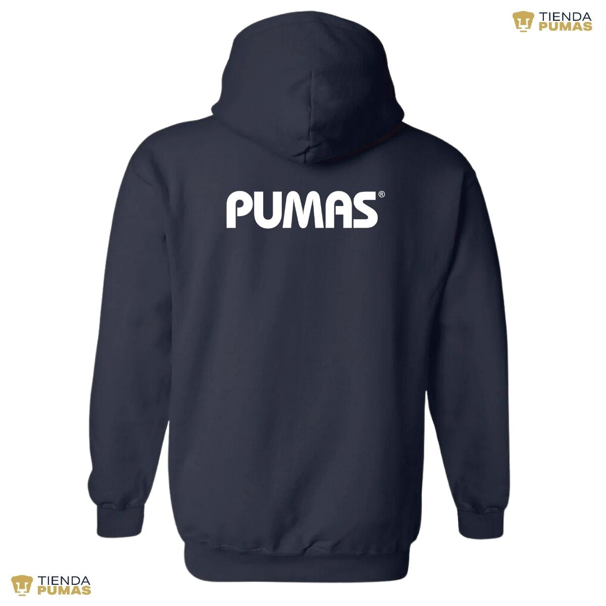 Sudadera Mujer Hoodie Pumas UNAM Logo Monocromatico Vinil