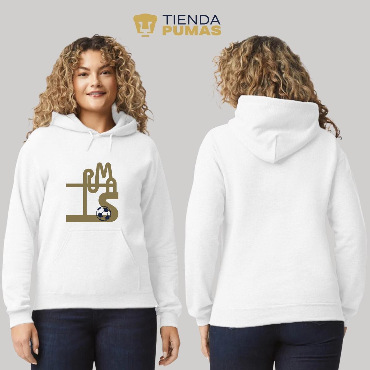 Sudadera Mujer Hoodie  Pumas UNAM Líneas