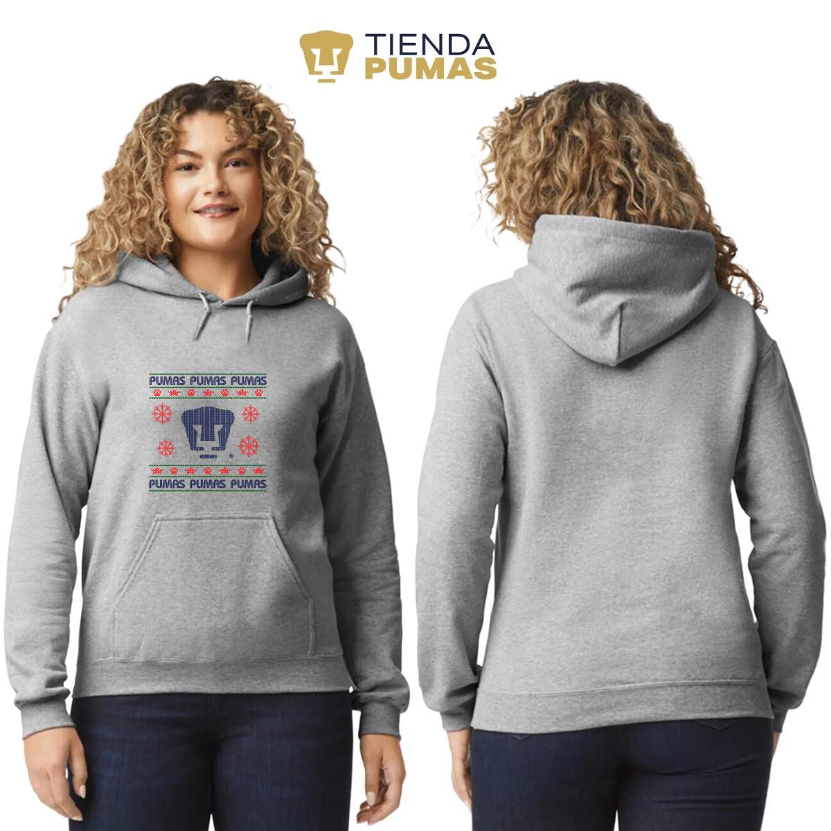 Sudadera Mujer Hoodie  Pumas UNAM Navidad