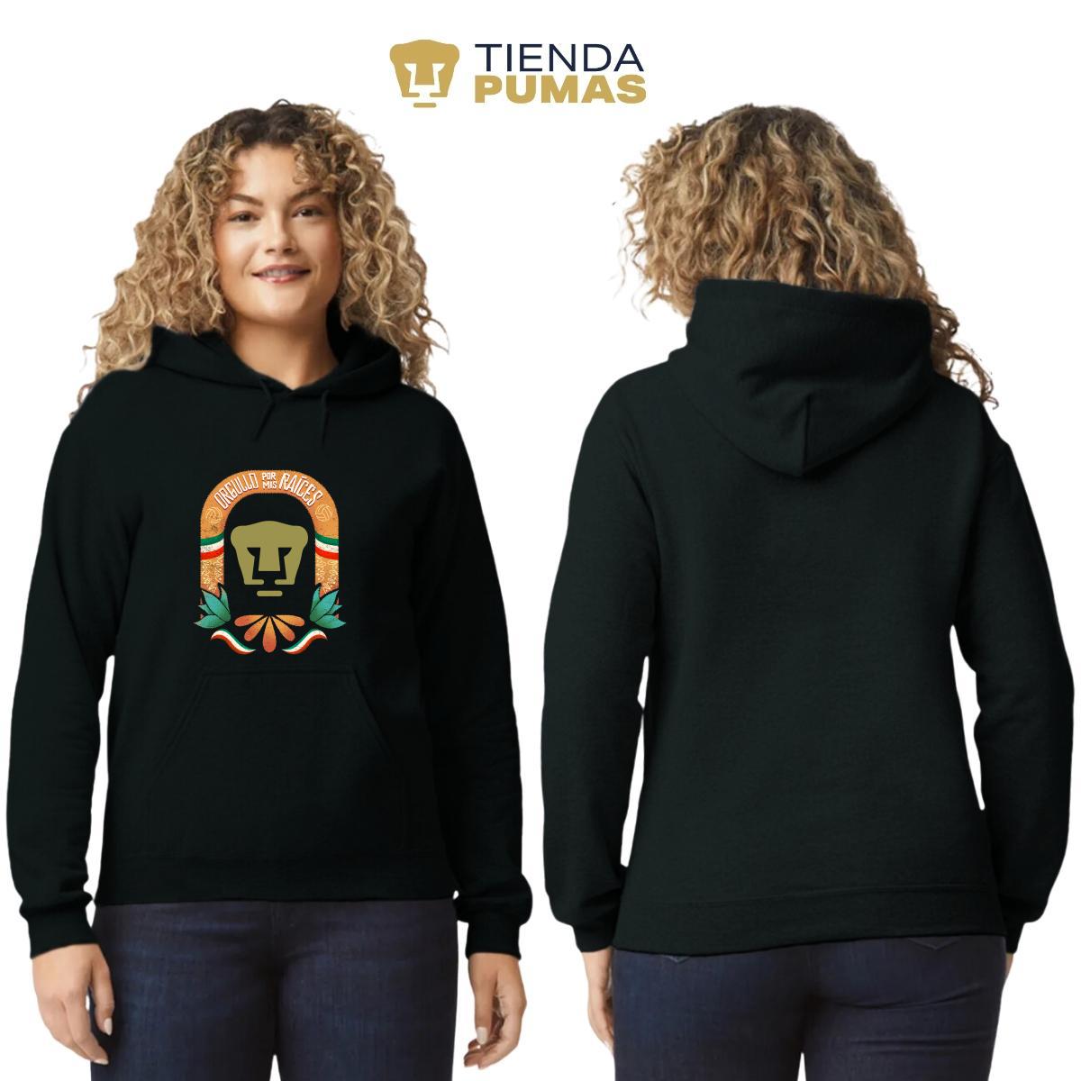 Sudadera Mujer Hoodie  Pumas UNAM por mis raíces