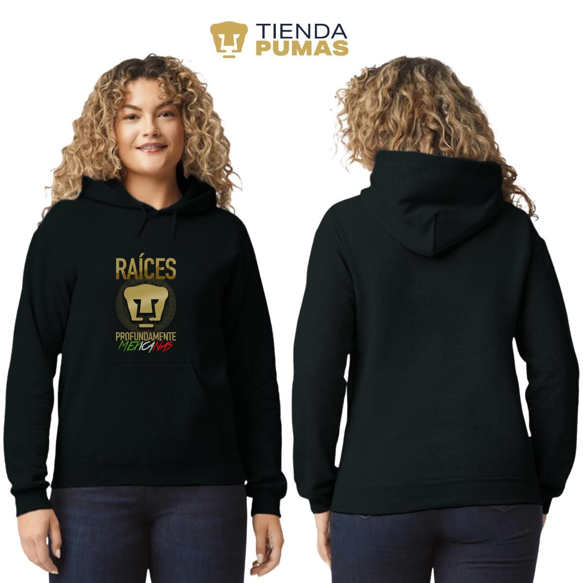 Sudadera Mujer Hoodie  Pumas UNAM Raíces