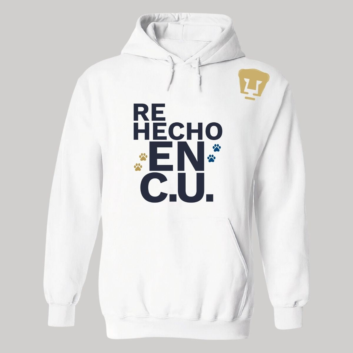 Sudadera Mujer Hoodie Pumas UNAM Re Hecho en C.U.