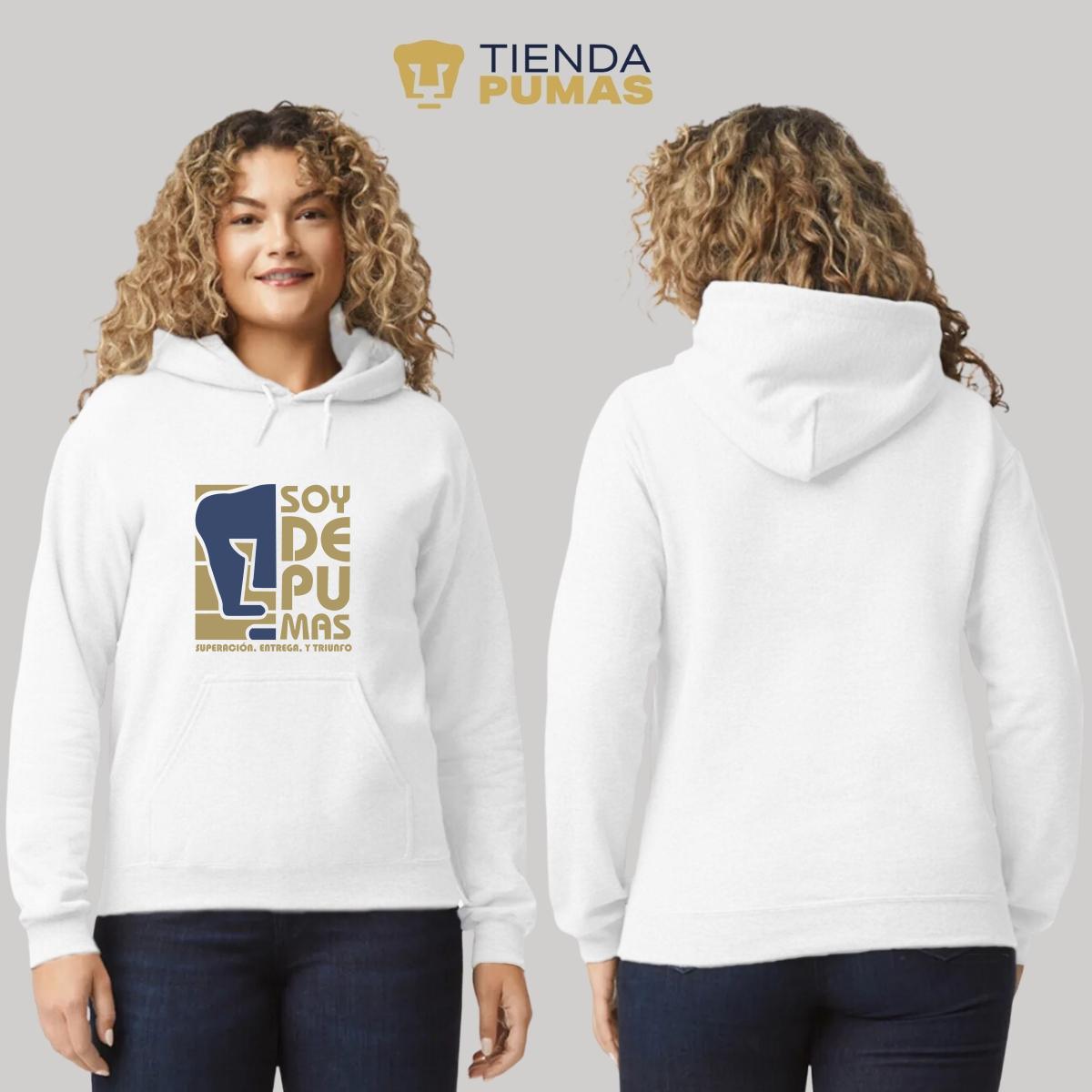 Sudadera Mujer Hoodie  Pumas UNAM Soy de Pumas