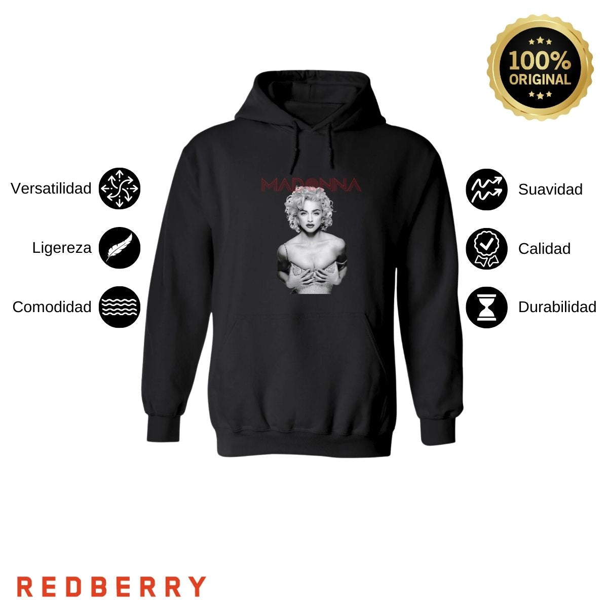 Sudadera para Hombre Hoodie Madonna