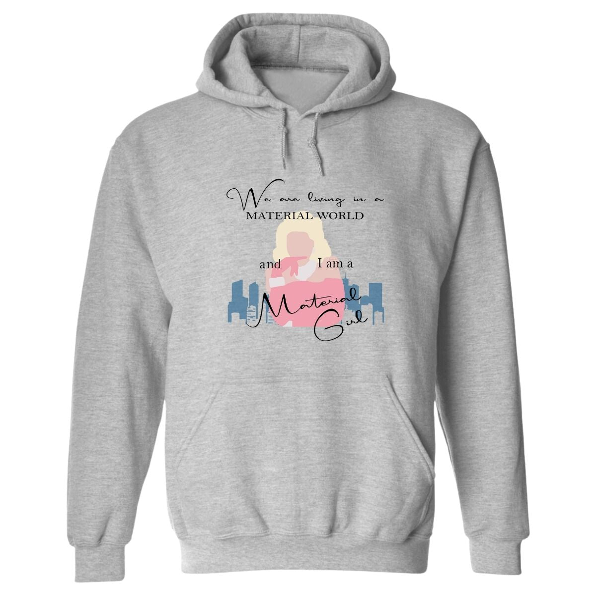 Sudadera para Hombre Hoodie Material girl