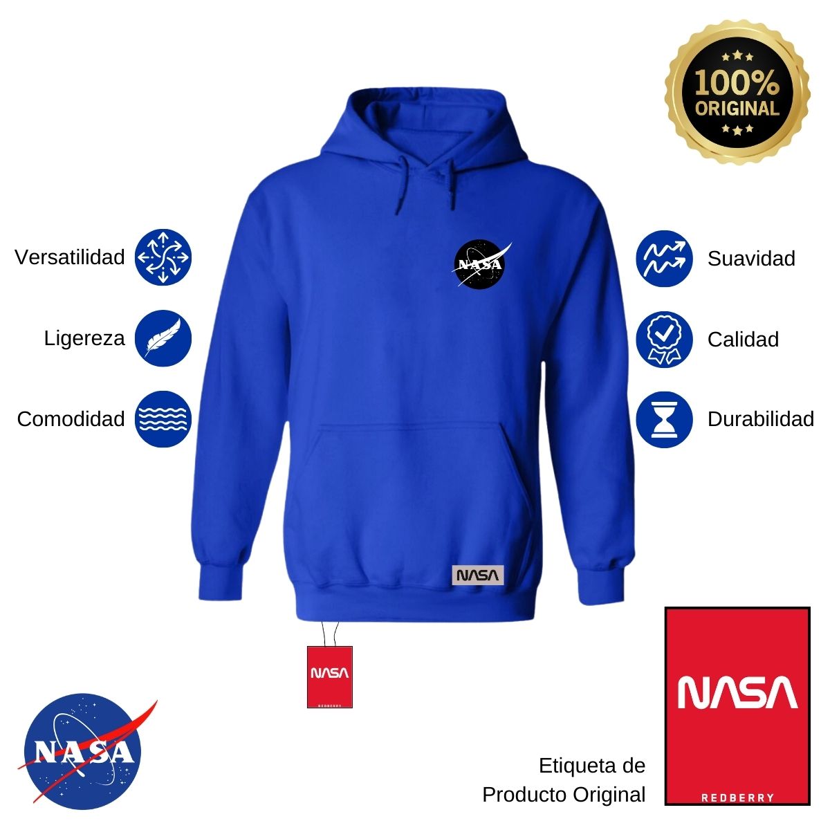 Sudadera para Hombre Hoodie Nasa Constelación