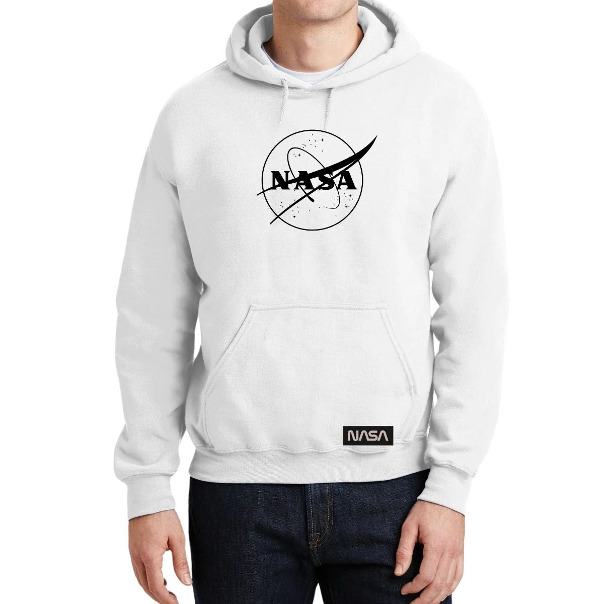 Sudadera para Hombre Hoodie Nasa Monocromático