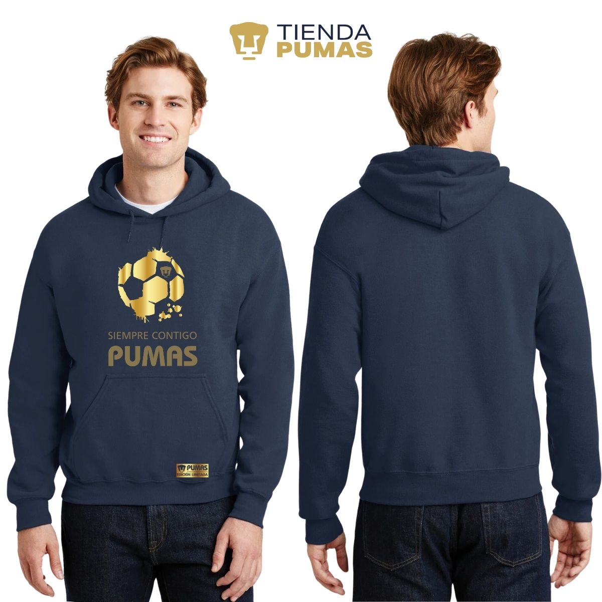 Sudadera para Hombre Hoodie Pumas UNAM Ed Limitada 2 Siempre contigo