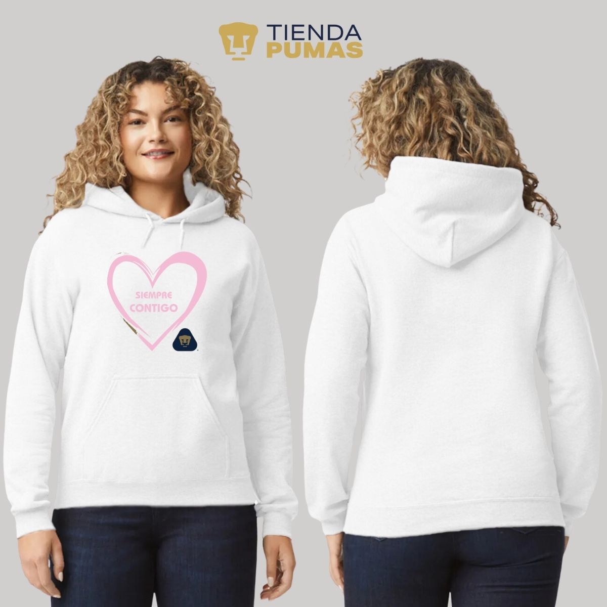 Sudadera para Mujer Hoodie Pumas UNAM Contigo 2