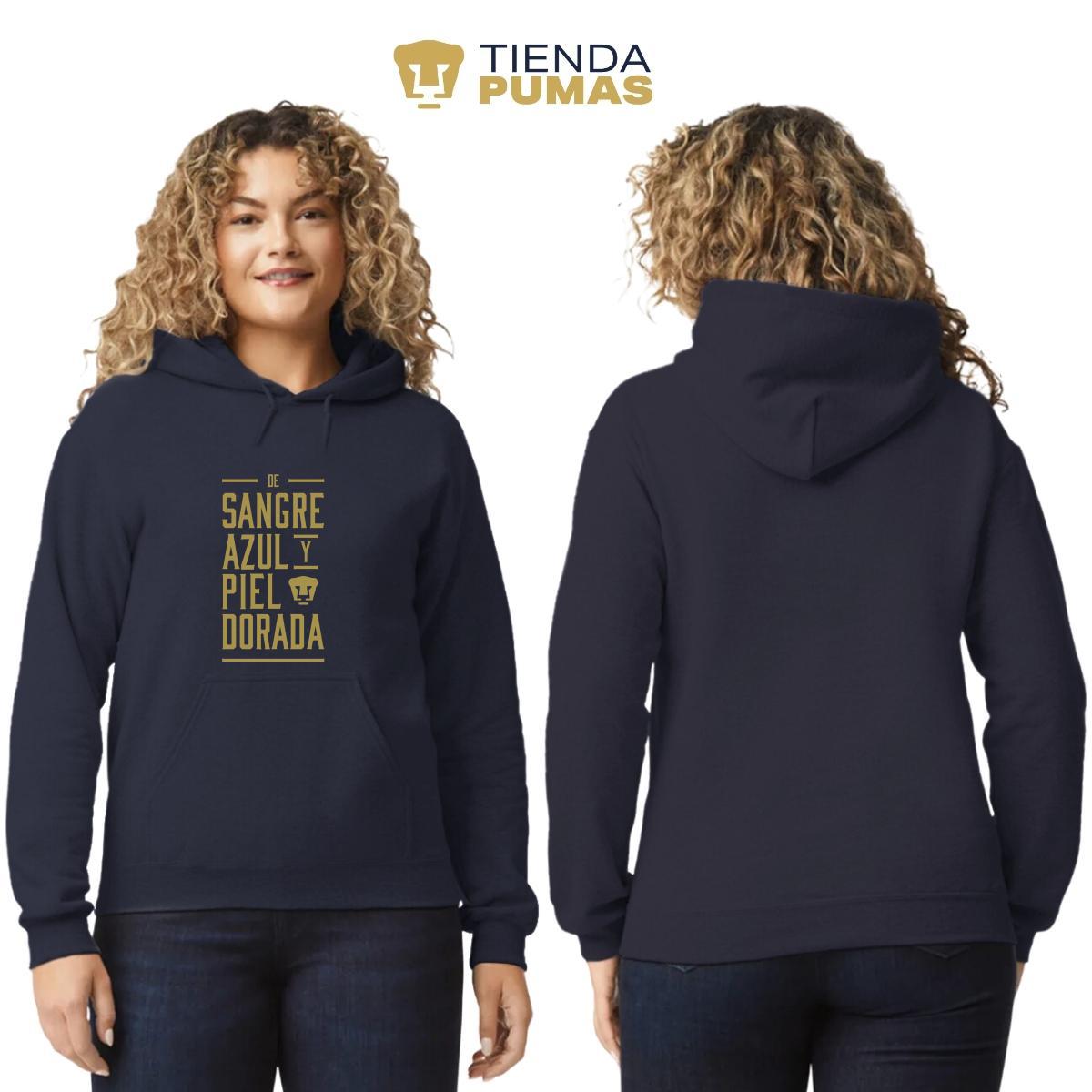 Sudadera para Mujer Hoodie Pumas UNAM De sangre azul