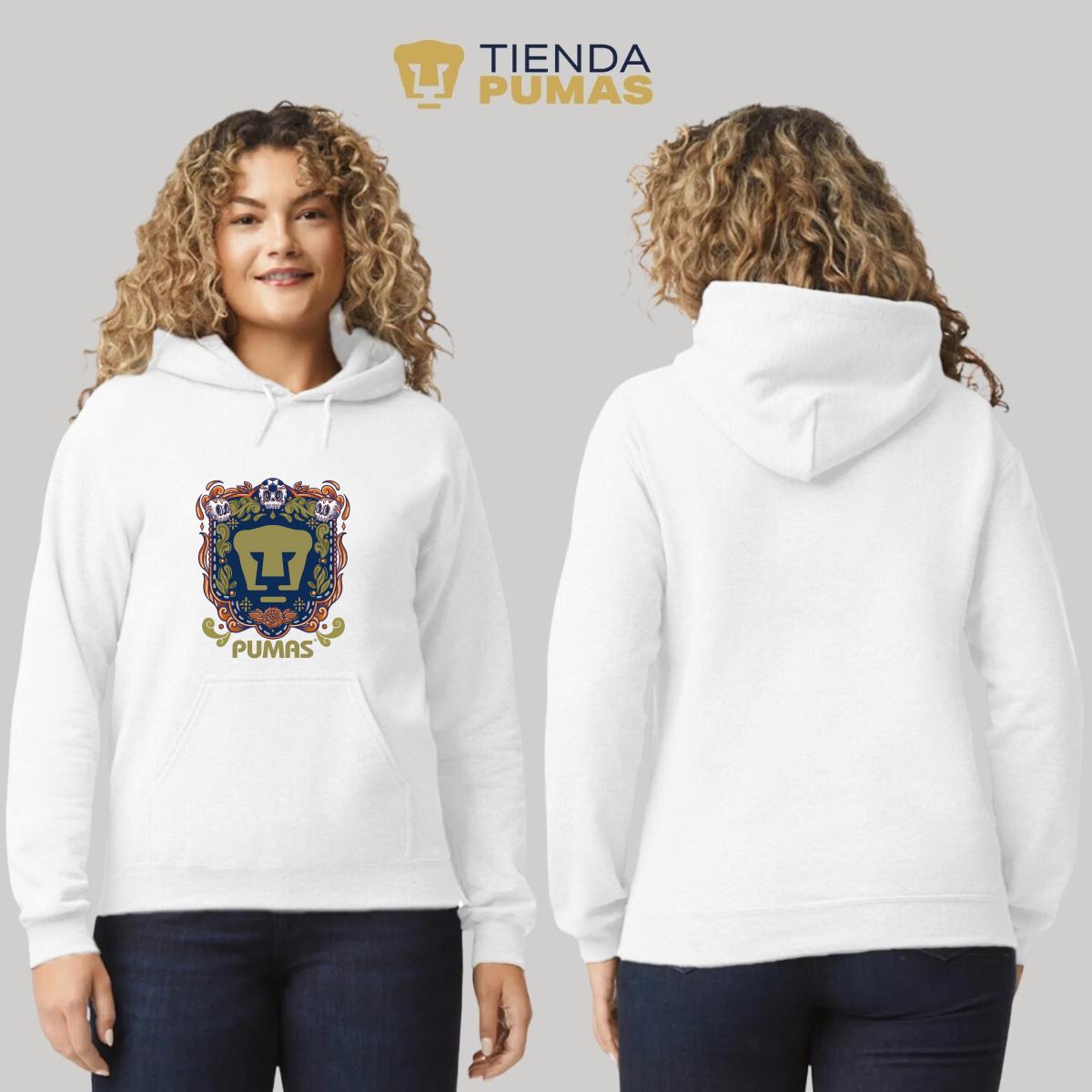 Sudadera para Mujer Hoodie Pumas UNAM Día de Muertos Nja