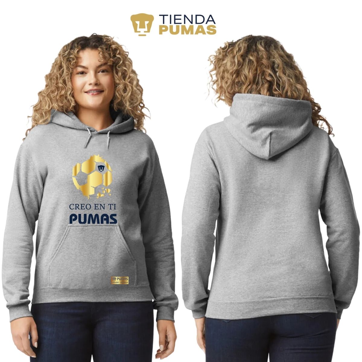 Sudadera para Mujer Hoodie Pumas UNAM Ed Limitada 2 Creo en ti