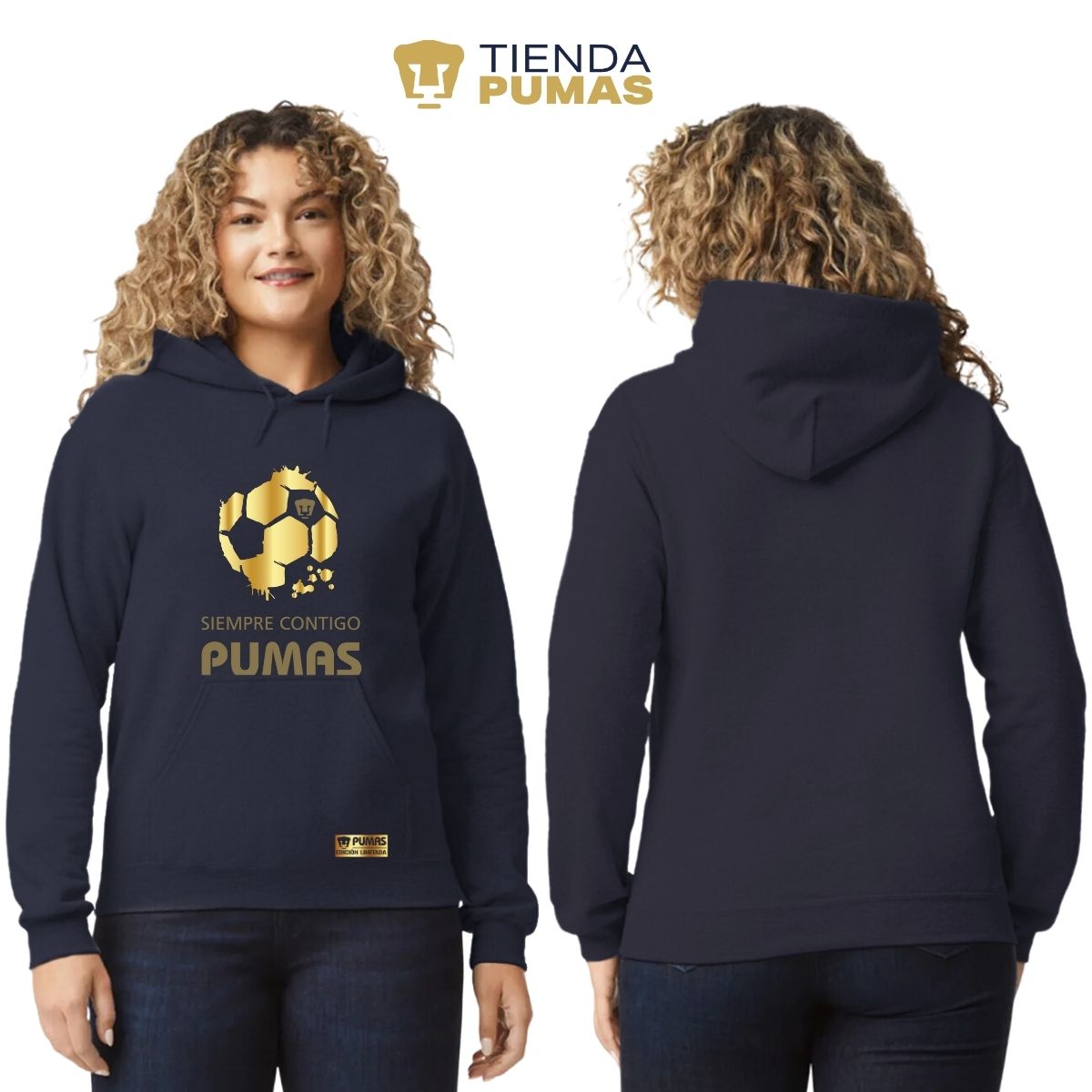 Sudadera para Mujer Hoodie Pumas UNAM Ed Limitada 2 Siempre contigo