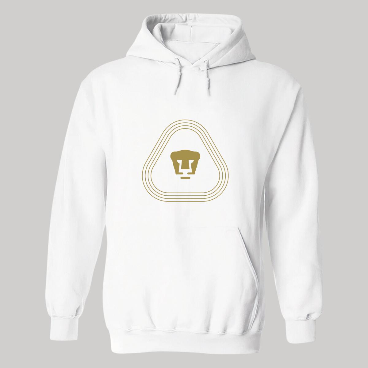 Sudadera para Mujer Hoodie Pumas UNAM Logo Líneas