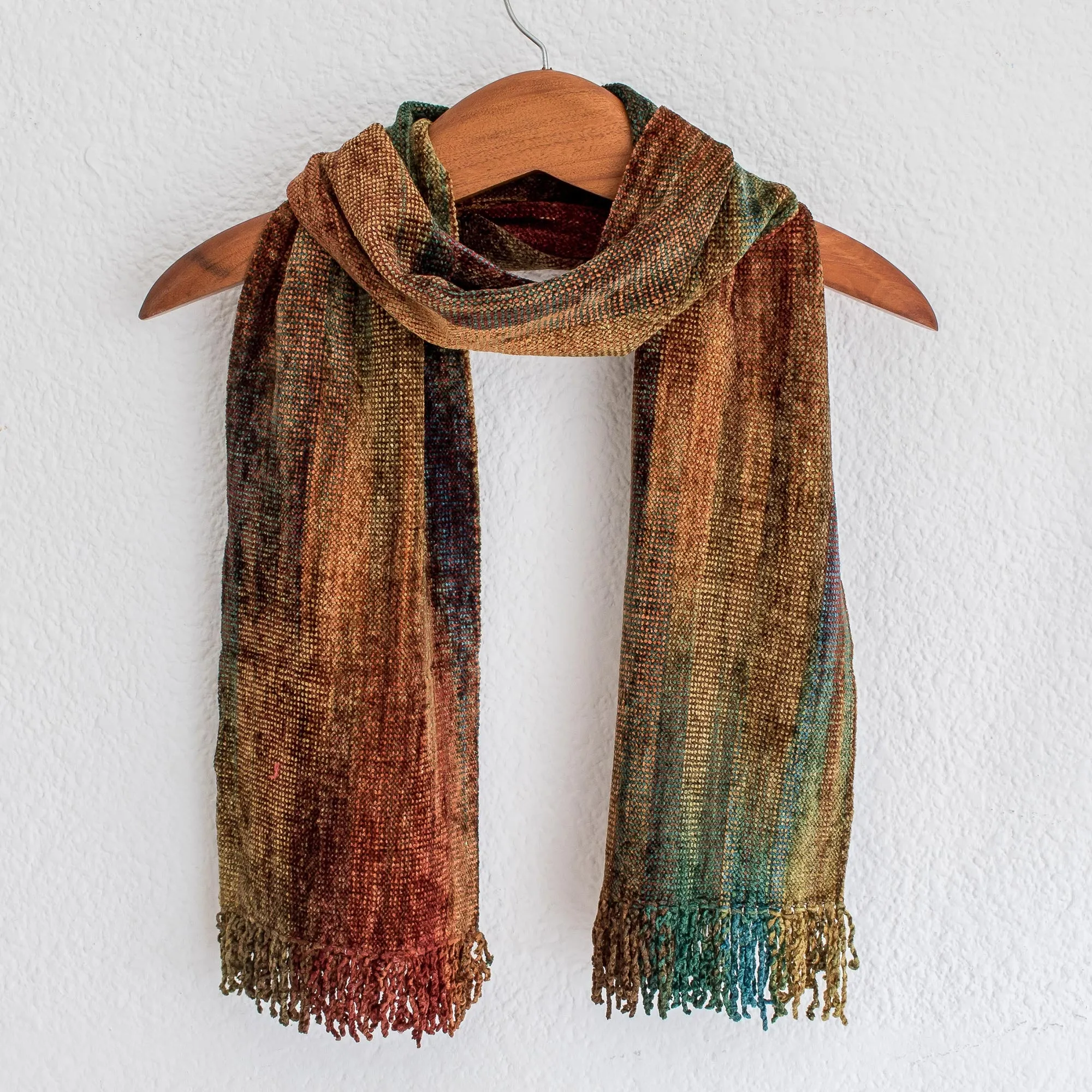 Summer Dreamer Bamboo Chenille & Cotton Scarf