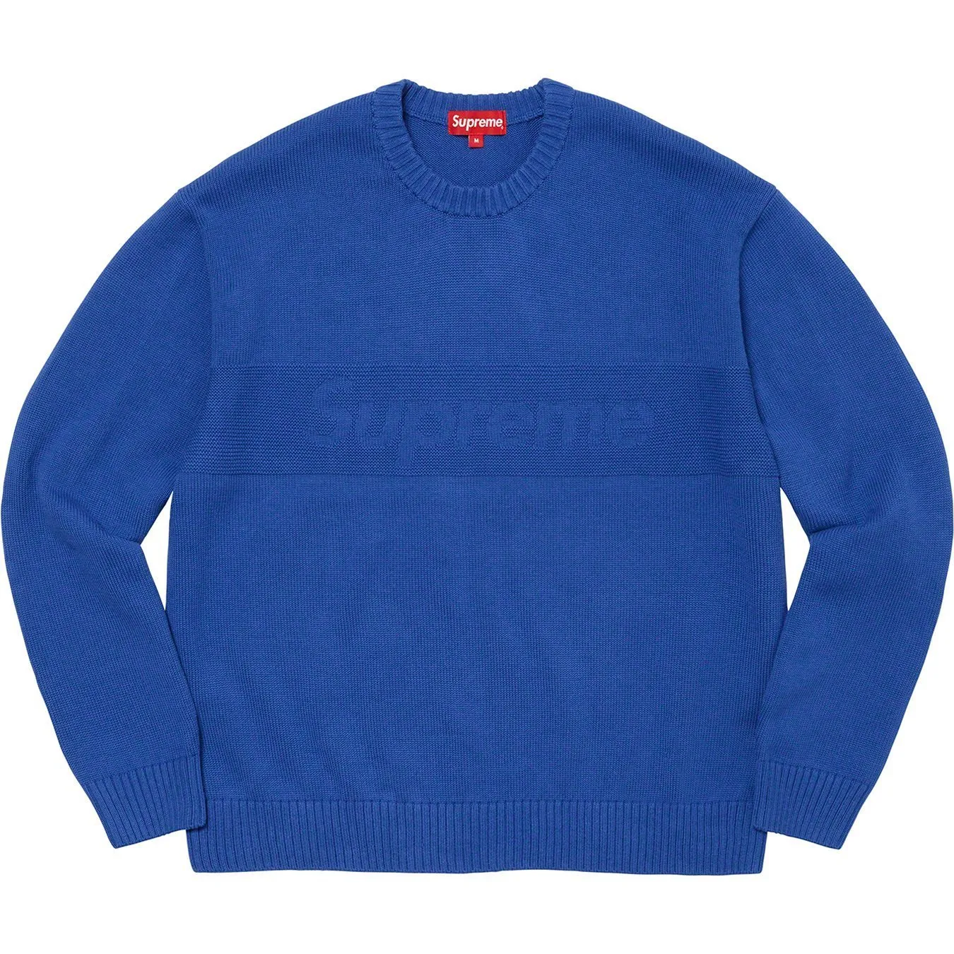 Supreme  |Unisex Sweat Street Style U-Neck Long Sleeves Plain Logo